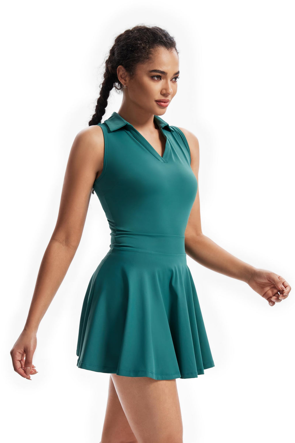 Cute Golf Tennis Dress Workout Athletic Dresses for Women with Shorts Pockets 2 Piece Sets Outfits Summer Clothes