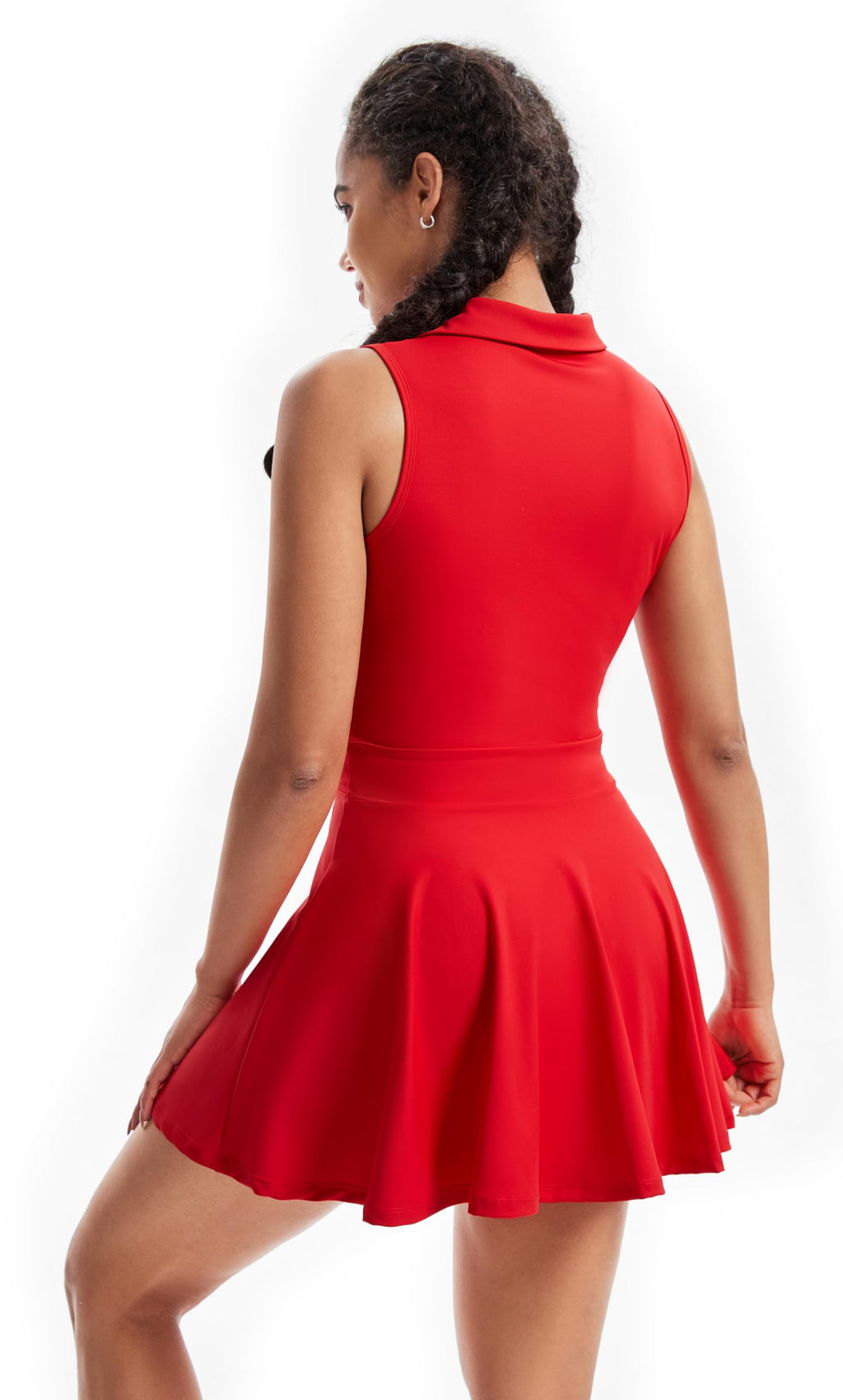Cute Golf Tennis Dress Workout Athletic Dresses for Women with Shorts Pockets 2 Piece Sets Outfits Summer Clothes