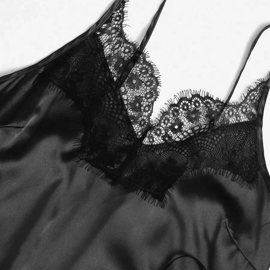 The Satin Robe Set