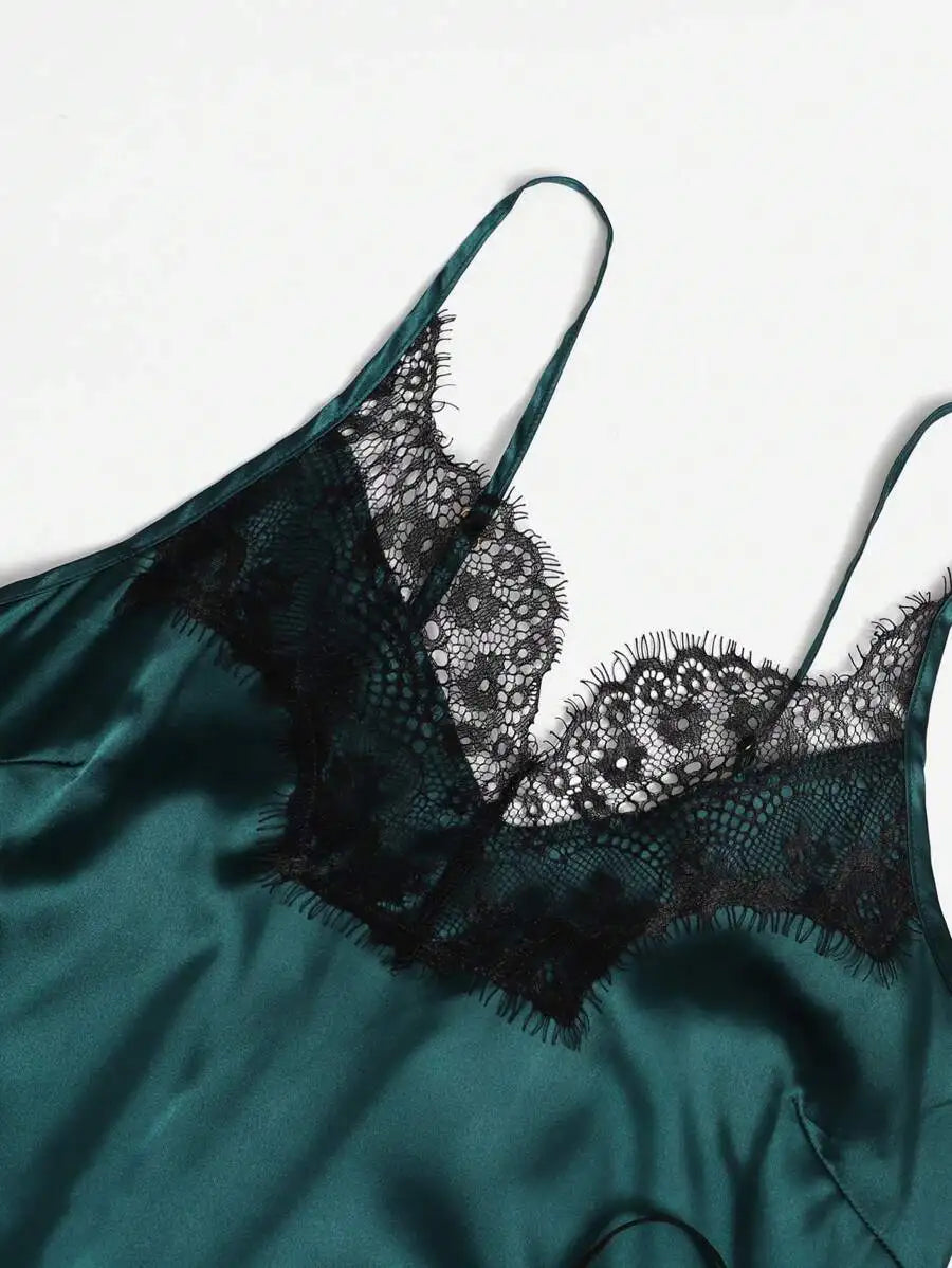 The Satin Robe Set