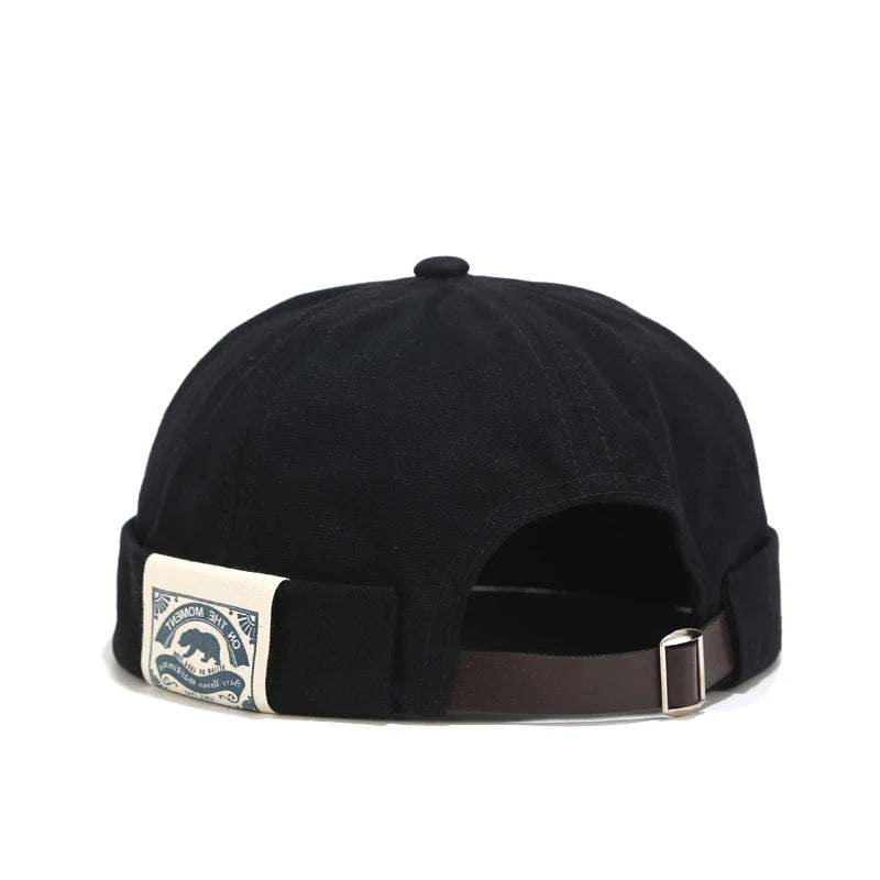 Bocca Docker Cap Skullcap Beanie Brimless Hat For Men Women Solid Color Cotton Breathable Adjustable Bonnet Hip Hop Fashion Cap