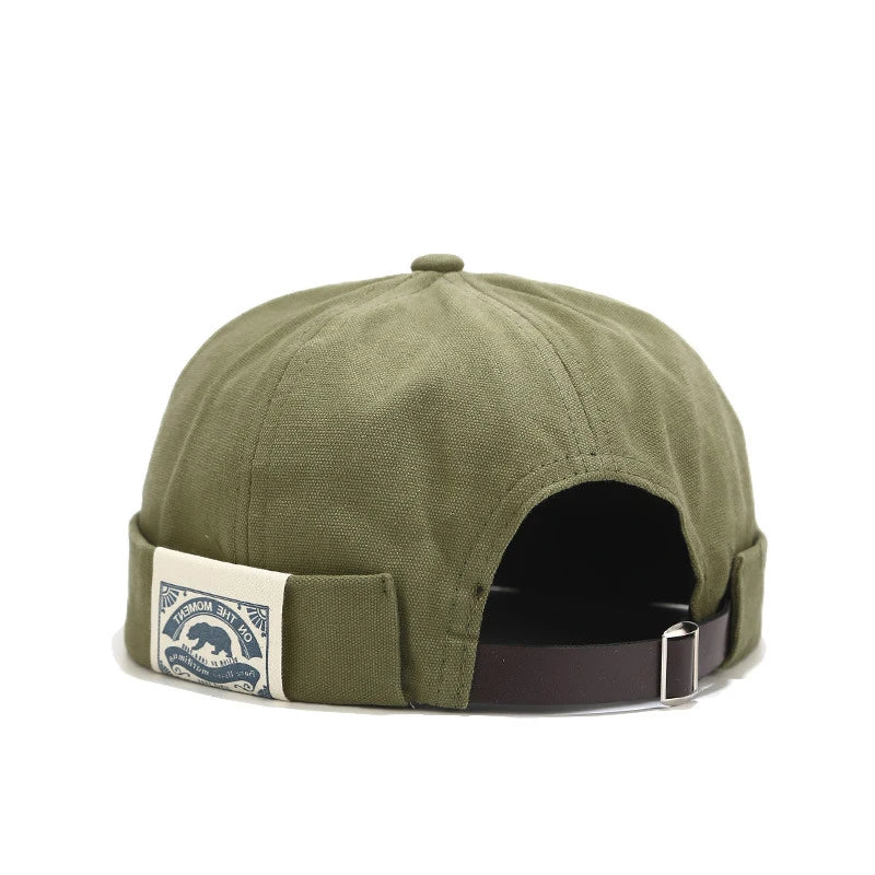 Bocca Docker Cap Skullcap Beanie Brimless Hat For Men Women Solid Color Cotton Breathable Adjustable Bonnet Hip Hop Fashion Cap