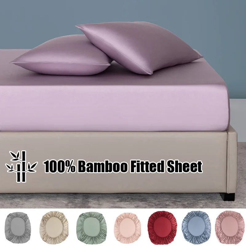Bamboo Fitted Sheet & Pillowcase Set (3-Piece)