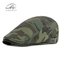 Camo Newsboy Cap