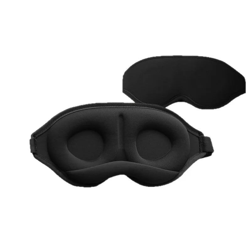 3D-shaped men's and women's sleep eye masks provide perfect light-blocking, are soft and comfortable, suitable for travel A-DH