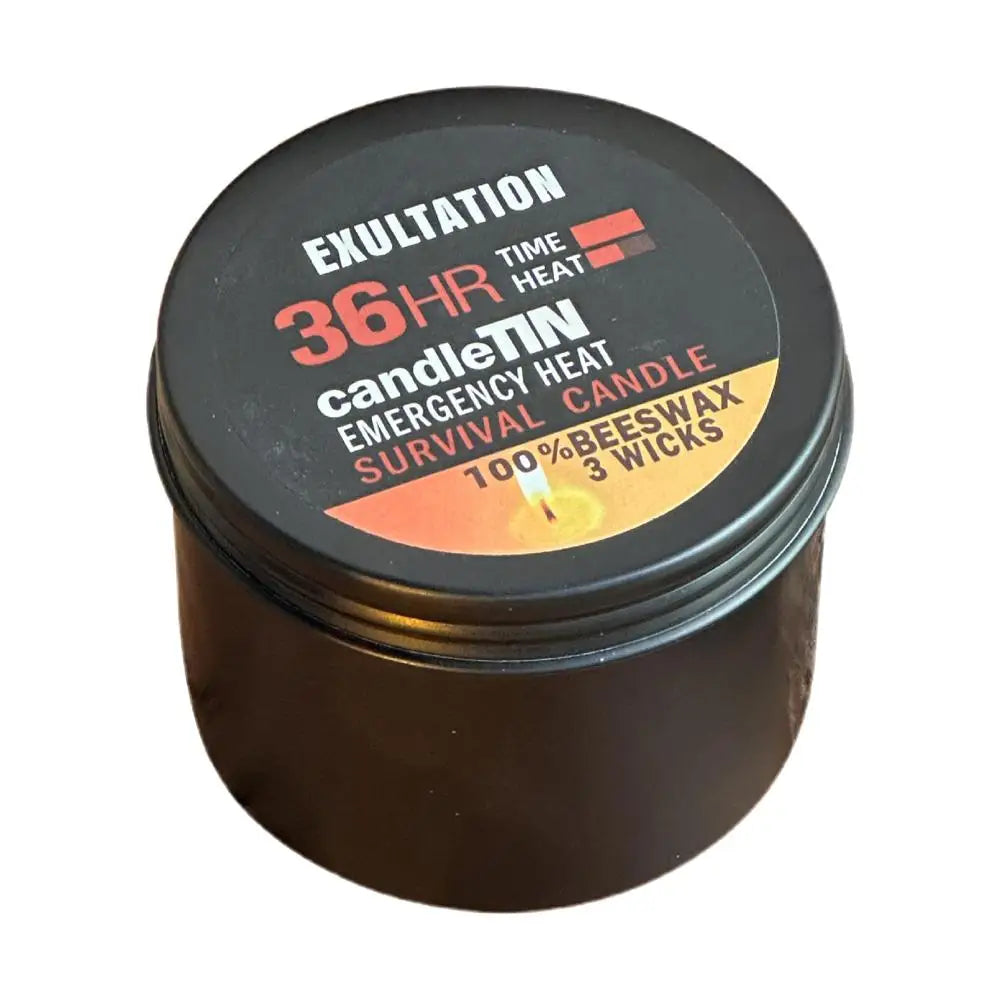1/2/3pcs Emergency Candle 36 Hour 3 Wick Long Lasting Beeswax Survival Candle with Aroma for Home Camping Fishing