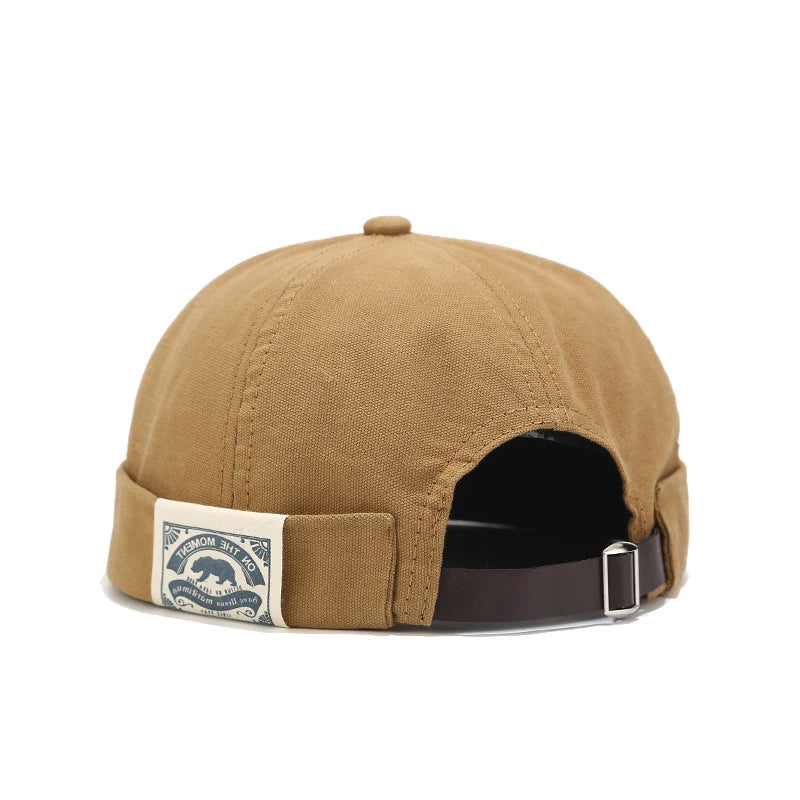 Bocca Docker Cap Skullcap Beanie Brimless Hat For Men Women Solid Color Cotton Breathable Adjustable Bonnet Hip Hop Fashion Cap